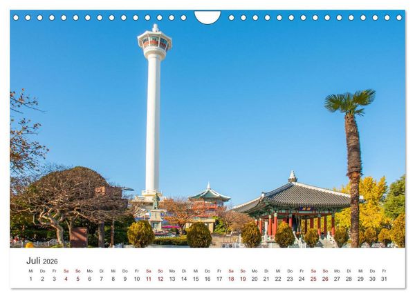 Produktbild: Busan - Hafenstadt in S&uuml;dkorea (Wandkalender 2026 DIN A4 quer), CALVENDO Monatskalender