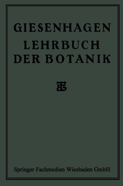 Produktbild: Lehrbuch der Botanik