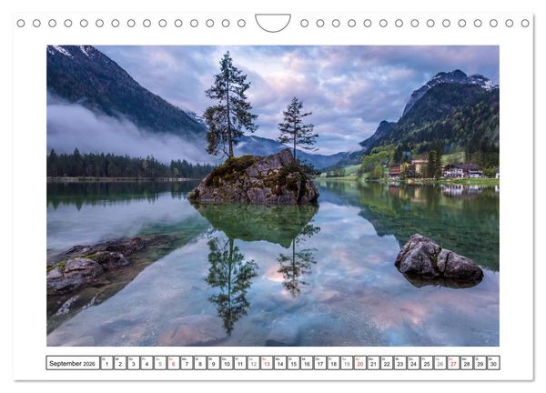 Produktbild: Geheimnisvolle Alpen (Wandkalender 2026 DIN A4 quer), CALVENDO Monatskalender