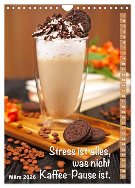 Produktbild: Kaffeestunde: Die Welt der Baristas (Wandkalender 2026 DIN A4 hoch), CALVENDO Monatskalender