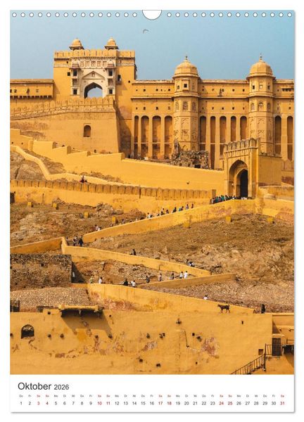 Produktbild: Indien - Das wundersch&ouml;ne Land in Asien. (Wandkalender 2026 DIN A3 hoch), CALVENDO Monatskalender