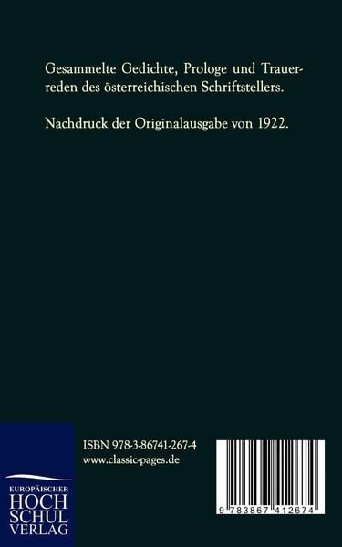 Produktbild: Gedichte