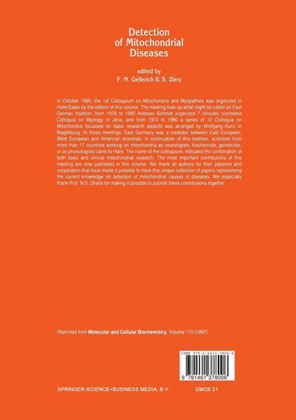 Produktbild: Detection of Mitochondrial Diseases