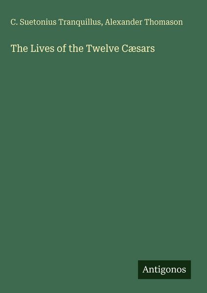 Produktbild: The Lives of the Twelve C&aelig;sars