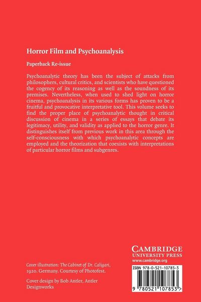 Produktbild: Horror Film and Psychoanalysis