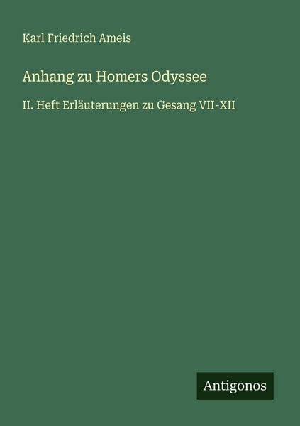 Produktbild: Anhang zu Homers Odyssee