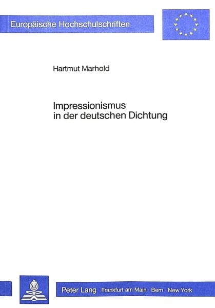 Produktbild: Impressionismus in der deutschen Dichtung