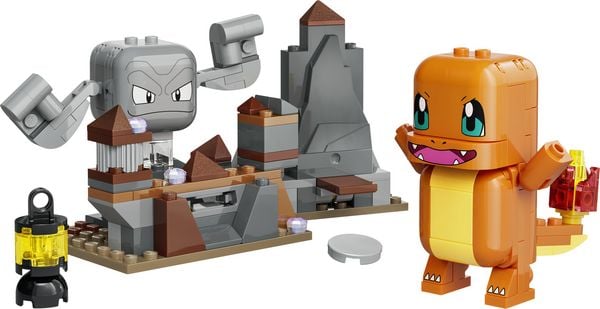 Produktbild: LEGO Pok&eacute;mon SMART Play: Glumandas und Kleinsteins H&ouml;hlenduell kompatibles Set 72157