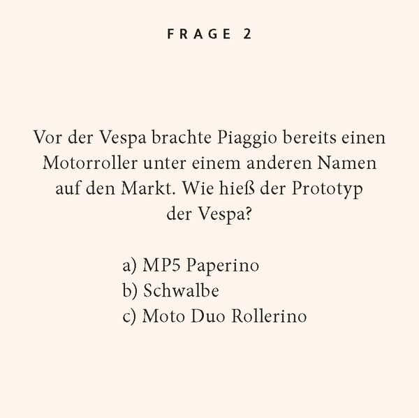 Produktbild: Vespa-Quiz