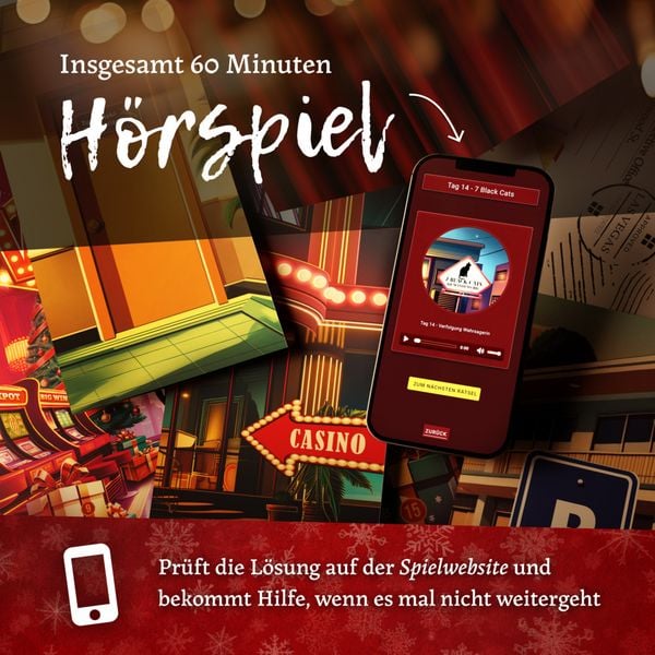 Produktbild: CRIMECASES R&auml;tsel-Adventskalender: Der Vegas Fall