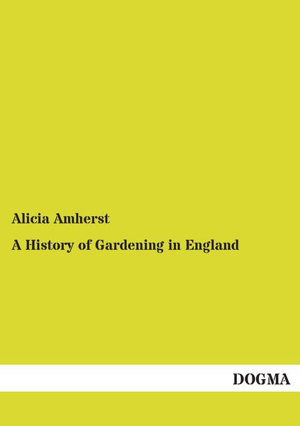 Produktbild: A History of Gardening in England