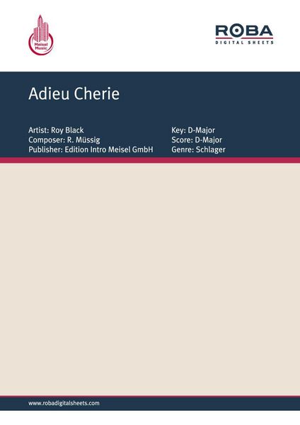 Produktbild: Adieu Cherie