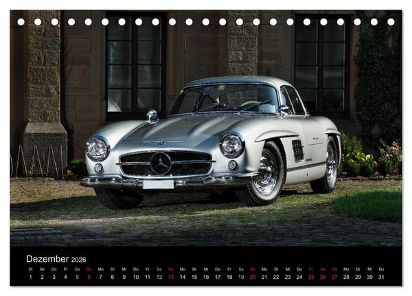 Produktbild: 300 SL Collectors Edition 2 (Tischkalender 2026 DIN A5 quer), CALVENDO Monatskalender