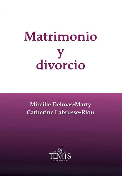 Produktbild: Matrimonio y divorcio