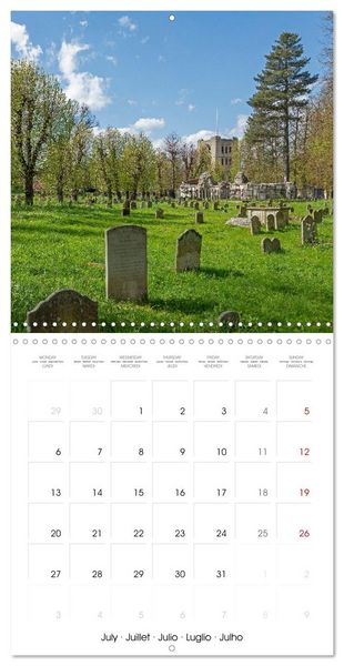 Produktbild: Bury St Edmunds - Historic town in eastern England (Wall Calendar 2026 12 &times; 12 Inch) CALVENDO 12 Month Wall Calendar