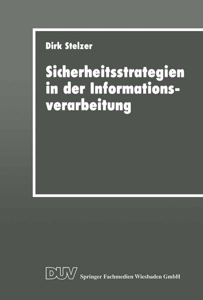 Produktbild: Sicherheitsstrategien in der Informationsverarbeitung