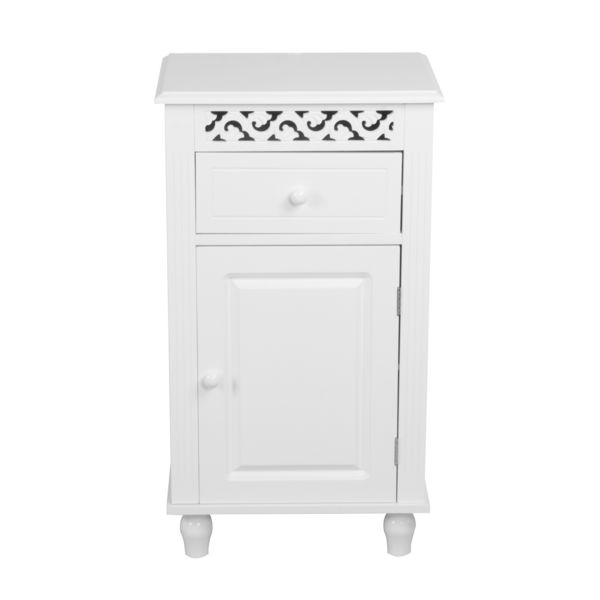 Produktbild: HTI-Line Beistellschrank Miriam 7585 wei&szlig; MDF Beistellschrank Miriam 7585 wei&szlig; MDF