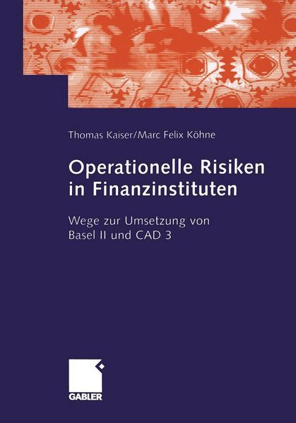 Produktbild: Operationelle Risiken in Finanzinstituten