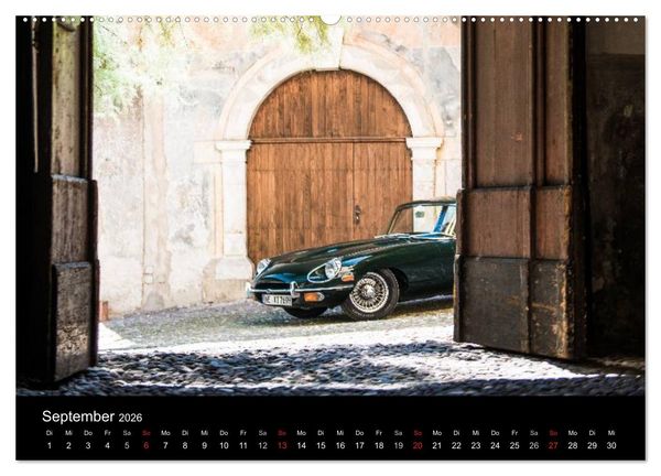 Produktbild: Jaguar E-Type 2026 (Wandkalender 2026 DIN A2 quer), CALVENDO Monatskalender