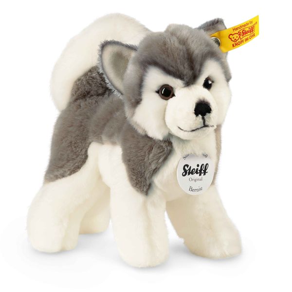 Produktbild: Steiff 104985 - Bernie Husky, stehend, Pl&uuml;sch, 17 cm