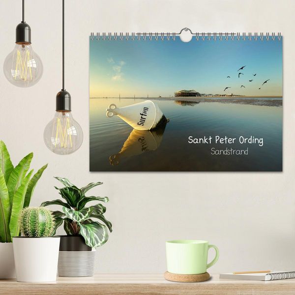Produktbild: Sankt Peter Ording Sandstrand (Wandkalender 2026 DIN A4 quer), CALVENDO Monatskalender