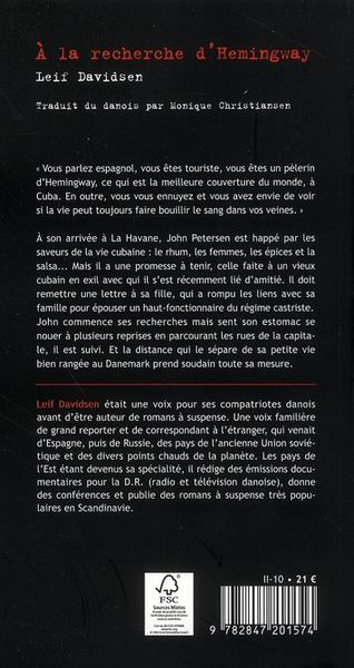 Produktbild: A la Recherche D'Hemingway