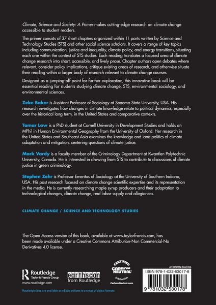 Produktbild: Climate, Science and Society