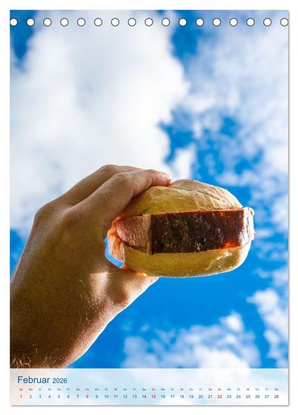 Produktbild: Leberk&auml;ssemmel - Bayerischer Kalender f&uuml;r Genie&szlig;er (Tischkalender 2026 DIN A5 hoch), CALVENDO Monatskalender