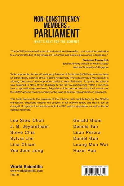 Produktbild: Non-Constituency Members Of Parliament
