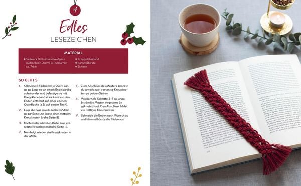 Produktbild: Mein Adventskalender-Buch: Makramee Christmas