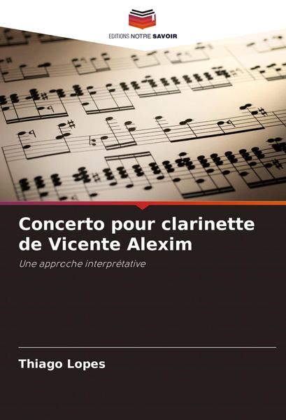 Produktbild: Concerto pour clarinette de Vicente Alexim
