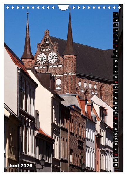Produktbild: Zauberhaftes Wismar (Wandkalender 2026 DIN A4 hoch), CALVENDO Monatskalender