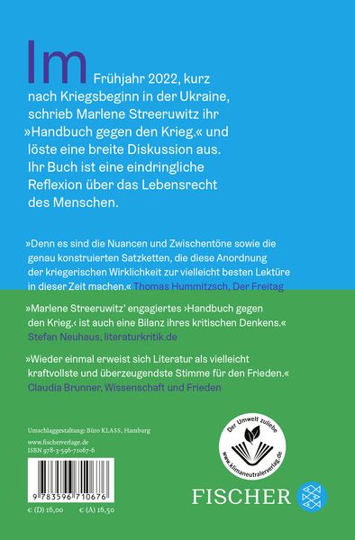 Produktbild: Handbuch gegen den Krieg.