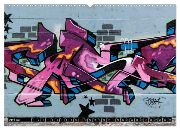 Produktbild: Streetart am Wiener Donaukanal (Wandkalender 2027 DIN A2 quer), CALVENDO Monatskalender