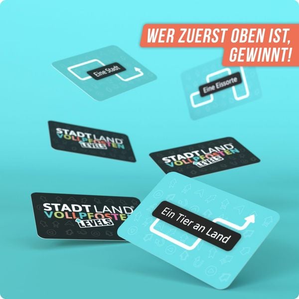 Denkriesen - Stadt Land Vollpfosten® - Levels - Junior Edition - "jeder Punkt Zählt."