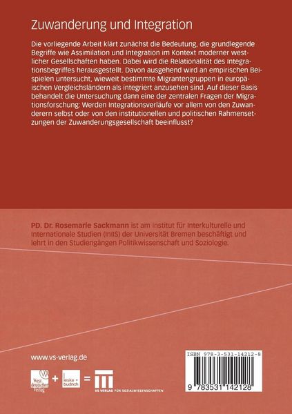 Produktbild: Zuwanderung und Integration