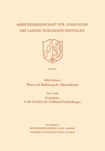 Produktbild: Wesen und Bedeutung der Siliciumchemie