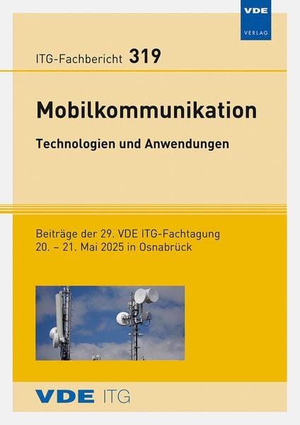Produktbild: ITG-Fb. 319: Mobilkommunikation &ndash; Technologien und Anwendungen