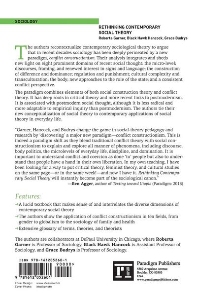 Produktbild: Rethinking Contemporary Social Theory