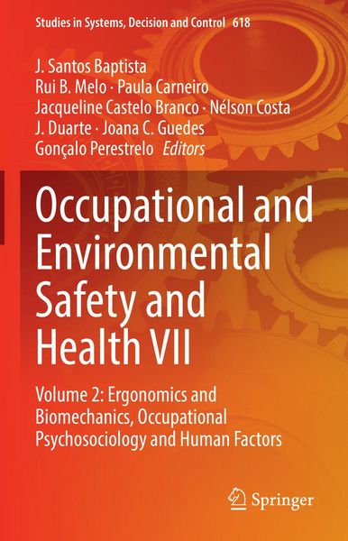 Produktbild: Occupational and Environmental Safety and Health VII
