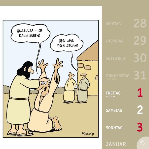 Produktbild: Perscheid Postkartenkalender 2027