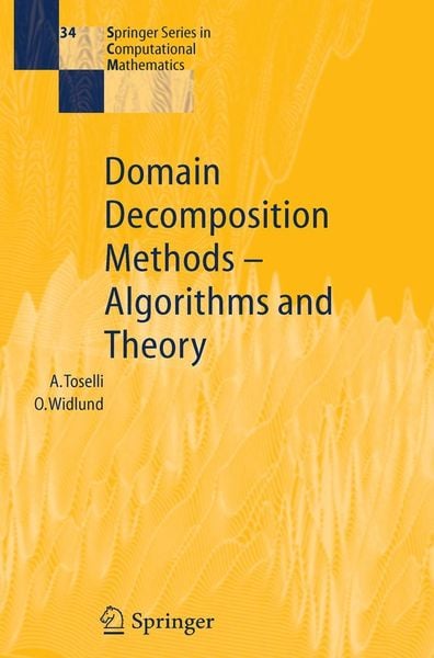 Produktbild: Domain Decomposition Methods - Algorithms and Theory