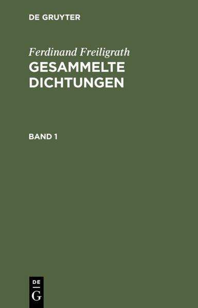 Produktbild: Gesammelte Dichtungen. Band 1