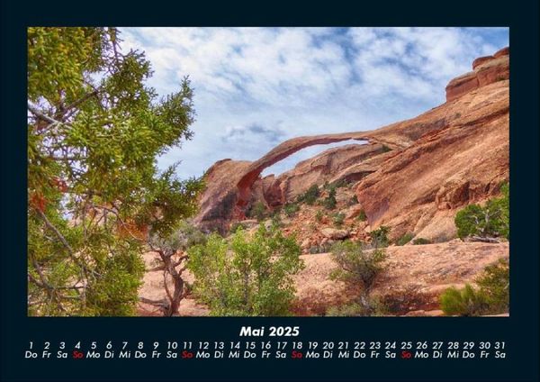 Produktbild: Landschaftskalender 2025 Fotokalender DIN A4