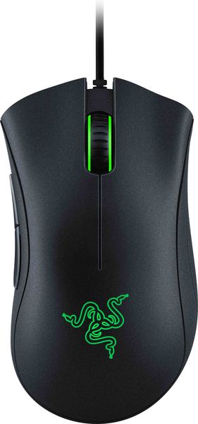 Produktbild: RAZER DeathAdder Essential Ergonomische Gaming-Maus Kabelgebunden Optisch Schwarz 5 Tasten 6400 dpi Ergonomisch, Beleuchtet