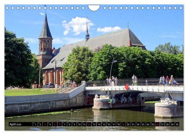 Produktbild: Kaliningrad - Das russische K&ouml;nigsberg (Wandkalender 2026 DIN A4 quer), CALVENDO Monatskalender