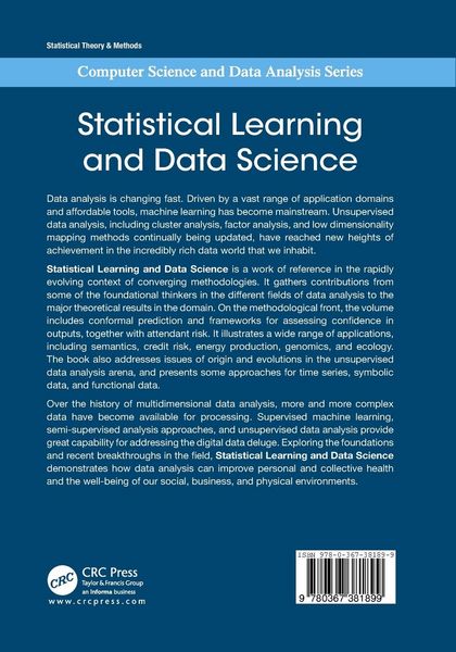 Produktbild: Statistical Learning and Data Science