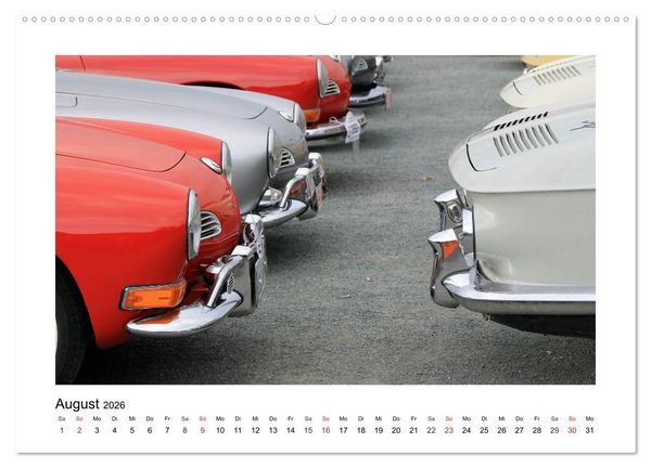 Produktbild: Eine Legende lebt, der Karmann-Ghia (hochwertiger Premium Wandkalender 2026 DIN A2 quer), Kunstdruck in Hochglanz