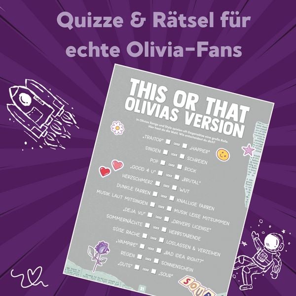 Produktbild: Das Olivia Rodrigo Kreativbuch