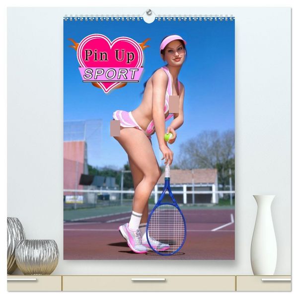 Produktbild: Pin Up Sport (hochwertiger Premium Wandkalender 2026 DIN A2 hoch), Kunstdruck in Hochglanz